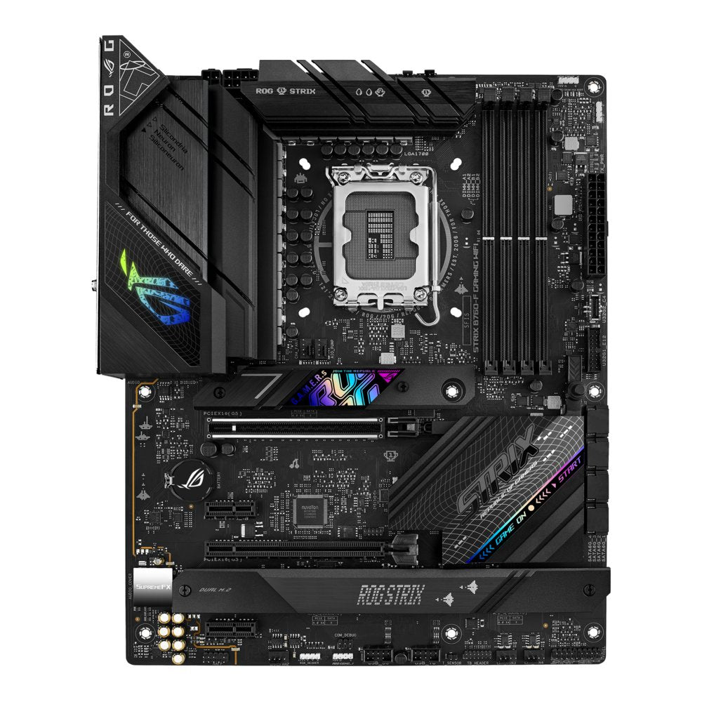 ASUS ROG STRIX B760-F GAMING WIFI | Socket LGA 1700 | Intel B760 | 4xDDR5 | ATX | Moederbord - Matmuis - Matmuis